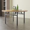 Mesa Redonda Grande Plegable de Madera Maciza Engrosada Mesa Panel Mesa de Comedor para 15 Personas 20 Mesas de Comedor con Plato Giratorio 10 Tableros Redondos para el Hogar