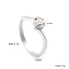 Anillo Individual de Flor de Pino Azul Europeo y Americano Transfronterizo con un Diseño Único, Estilo Elegante y Minimalista, Anillo de Acero Inoxidable de Lujo Ligero para Mujer