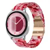Adecuado para Correa de Reloj Samsung Watch8, Pulsera de Resina de Tres Perlas a la Moda, Hebilla Plegable de Acero con Doble Botón, Correa de Reloj Samsung Watch9