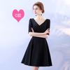 Vestido de Noche de Comercio Exterior 2026 Nuevo Ajustado Anfitrión de Fiesta Vestido Largo Sitio Independiente de Aliexpress Vestido de Dama de Honor