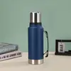 Taza Termo Termo Botella de Acero Inoxidable 304 de Gran Capacidad con Asa para Viajes al Aire Libre Deportes Montañismo Ciclismo