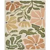 Alfombra floral de Amazon transfronteriza para dormitorio, sala de estar, cocina, baño, resistente al desgaste, resistente a la suciedad, fácil de mantener, tapetes de piso al por mayor