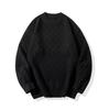 Jianheng Suéter de Punto Retro Japonés Otoño/Invierno para Hombre Cuello Redondo Casual Holgado Hombro Caído Top de Punto Perezoso para Mujer