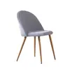 Silla de Comedor Redonda Personalizada con Respaldo, Muebles de Hotel, Tienda de Té de Leche, Silla de Recepción y Negociación para Cafetería, Silla de Maquillaje, Silla de Manicura