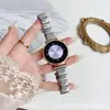 18mm20mm22mm Aplicable Transfronterizo Huawei Watch Gt4 Esfera 41mm Irregular Acero con Perlas Individuales Correa