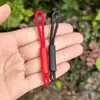 18 Tiradores Pequeños Planos de Cremallera de Doble Extremo Cabezal de Cremallera para Ropa Cuerda de Cremallera para Mochila y Equipaje Hebilla de Cremallera