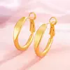 Pendientes circulares de estilo coreano, minimalistas, de estilo moderno, nuevos pendientes de oreja populares, pendientes de botón de alta gama, ligeros, de lujo, de estilo nicho.