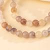 Pulsera de Piedra Violeta Natural Pulsera de Cuentas Redondas para Mujer Pulsera de Jade Lila Claro para Regalo Productos por Lote para Puestos