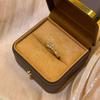[Envío] Primer Sencillo de Recién Llegado Anillo Liso de Plata Esterlina 925 Anillo Irregular Joker Nicho para Mujer de Lujo Ligero de Alta Gama