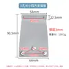 Accesorios para Cierrapuertas Placa de Montaje Inversa Placa de Montaje Paralela Accesorios Auxiliares Código de Ángulo para Cierrapuertas Placa de Montaje Fija para Puerta Cortafuegos
