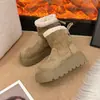 Nuevas Botas de Nieve Casuales Retro Americanas Otoño e Invierno 2026, Estilo Perezoso, Forradas de Felpa, Cálidas y Cómodas, Botas de Algodón Peludas