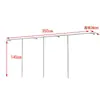Prateleira de display para loja de roupas cabide de chão cabide de parede para roupas femininas roupas infantis cabide de parede em aço inoxidável cabide de parede com suporte lateral