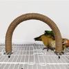 Estación de loro para pájaros, percha en forma de U, cuerda de cáñamo de color, cómoda estación, jaula, accesorios, fabricantes al por mayor