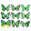 12cm Borboleta de simulação Artesanato de decoração para casa Ímã de geladeira magnético
