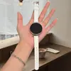 Adecuado para Correa de Reloj Huawei Gt7, Estilo Delgado, Aspecto de Alta Gama, Hebilla de Pin de Alta Calidad, Correa de Reloj de Cuero Suave con Patrón de Waffle de Doble Cara Gt6