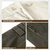 Pantalones de Trabajo Retro Americanos Ot para Hombre con Múltiples Bolsillos de Pierna Recta Pantalones Casuales de Trabajo para Hombre