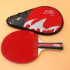 Raqueta de tenis de mesa Piscis al por mayor terminada raqueta individual 6 raqueta de 2 estrellas raqueta horizontal raqueta recta de doble cara anti-pegamento ppq