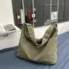 Bolso Bandolera de Lona para Hombre Gran Capacidad Versátil Casual para el Trabajo Mensajero Bolso para Mujer Estilo Perezoso Estudiante Universitario Bolso de Hombro Único