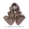 Bufanda 100% Lana Australiana, Nuevo Estilo Otoño e Invierno, Protección Cálida para el Cuello, Tejida de Color Sólido, Tacto de Alta Gama, Bufanda y Calentador de Cuello, En Stock