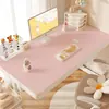 Tapete de mesa escolar ecológico sem lavagem, protetor de olhos, à prova d'água e lavável, tapete de mesa de escritório de cor sólida para estudo infantil
