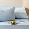 Fundas de almohada 100S de algodón cepillado completo, juego de dos, 48cmx74cm, fundas de almohada de algodón puro para adultos, funda para una almohada individual