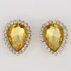 Acessórios Yiwu Girassol Ponto Acrílico Diamante Gota d'Água Tipo Diamante Costurado à Mão DIY Joias Artesanais Acessórios para Roupas Cabelo