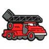 Acessórios de Joia DIY Caminhão de Bombeiros Avião de Desenho Animado Transfronteiriço Fogo 911 Broche Decoração de Roupa Patch Macio de PVC