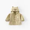 [No hay devoluciones ni cambios] Sudadera con capucha para niños 2026 Nueva Temporada de Primavera y Otoño Estilosa Caricatura Coreana Top para Niñas