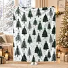 Manta de Franela Navideña Decoración Festiva Regalo Ropa de Cama Oficina Sofá Manta para Aire Acondicionado Manta para Siesta