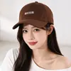 2026 Nueva Moda Gorra de Béisbol con Letras para Hombre al Aire Libre Casual Viaje Simple Ajustable Versátil Gorra con Visera