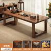 Mesa de Centro para Sala de Estar com Sensação de Luxo Leve e Alto Padrão, Conjunto de Mesa de Chá Integrado, Mesa de Centro Simples para Sala de Estar