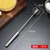 Batidor de Huevos Semi-Automático de Acero Inoxidable para Uso Doméstico, Herramienta Manual para Batir Crema, Batidor de Huevos, Herramienta Mezcladora de Huevos para Hornear