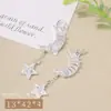 Corrente com Pingente de Zircônia Banhada a Ouro 18K Espaçadores de Contas Pulseira Colar DIY Feito à Mão Pingente Conserva Cor Acessórios de Joias de Cobre