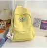 Mochila de dibujos animados muy atractiva y linda para estudiantes de secundaria femeninas, de nicho, simple, ligera, casual, ideal para viajar, mochila de doble hombro de gran capacidad