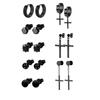 Amazon Fashion Novo Zircon Brincos Brincos Brincos Brincos Cross Dumbbell Set Cross Border Brincos