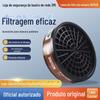 3m3001CN Vapor orgânico/Benzeno e outros gases Caixa de filtro de proteção Máscara de proteção com suporte para caixa de filtro de veneno de carvão ativado