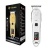 Cortapelos Eléctrico con Pantalla Digital LCD Transfronterizo para Salones de Peluquería, Recortador de Pelo Eléctrico Profesional para Esculpir y Estilizar el Cabello para Hombres, Cortapelos Eléctrico