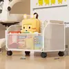 Estante escolar extraíble debajo de la mesa caja de almacenamiento de libros para snacks juguete artefacto almacenamiento para estudiantes aula estantería