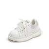 Tamanho 26-37 Sapatos para Meninas Tênis Brancos Primavera e Outono 2026 Novo Modelo Sapatos Brancos Infantis Tênis de Estudante Solado Macio