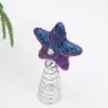 Decoraciones para Crear Atmósfera Navideña: Estrella de Cima de Árbol, Estrella de Cinco Puntas de Espuma, Purpurina, Decoración de Cima de Árbol de Navidad, Decoración de Escena