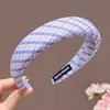 Diadema colorida de estilo francés para mujer, accesorio para el cabello de lujo de alta gama, diadema antideslizante para lavarse la cara, hace que la cara parezca más pequeña