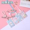 Gatos escorregam impermeável estudante conjunto de cartões rígidos gato japonês cartão de trabalho cartão de desenho animado cartão de ônibus atacado