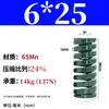Molde de Resorte de Compresión de Primavera Verde Molde de Resorte Doméstico 65Mn Resorte Tf Alambre Plano de Alta Resistencia Compresión Estándar Japonés Resorte Rectangular