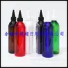 Botella transparente de punta blanca y negra 240ml, botella de punta, botella de pegamento, botella de aceite esencial, botella de aceite de punta, botella de pasta de color, botella de fragancia