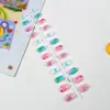 24 Piezas de Adhesivos para Uñas Lindos y Tiernos, Adhesivos para Uñas Coloridos de Gran Venta para Niños de Edad Media y Mayores, Venta Directa de Fábrica Tiras para Uñas Desgastables