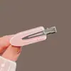 Pinza para el Pelo con Cuadros y Lazo Dulce Sin Costuras para Maquillaje en Mujeres 2026 Nuevo Estilo Pinzas para Flequillo Extensiones Pasador Infantil Accesorio para el Cabello