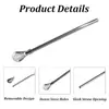 18cm Colador de Paja de Acero Inoxidable Removible Adecuado para Bebida Té de Leche Jugo Refresco Taza de Té Cuchara Filtro Revendedor