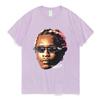 Camiseta Estampada Rapper Young Thug Thugger para Hombre Mujer Hip Hop