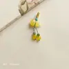 Resina de Cera de Abelha Sintética Pequeno Pingente Pulseira Acessório DIY Pingente de Contas Espaçadoras Dourado Torcido Mel Riqueza Saco de Dinheiro Elefante