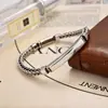 Pulsera tejida a mano Yuhong Light Simple Cadena Ancho 5m Joker Pulsera Clásica Regalo para Novio Salida de Fábrica